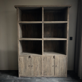 Open vakkenkast 'Driftwood' (200 cm hoog)