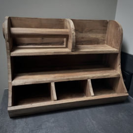 Gruttersbak met keukenrol houder (Br 50 cm.)