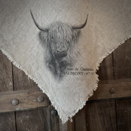 Shabby linnen  'Hooglander' (45x45 cm)