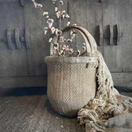 Authentieke Chinese plukmand XL  (H 63 cm)