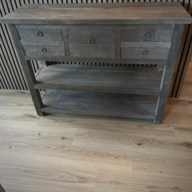 Sidetable 'Driftwood' 5 lades (120 cm breed)
