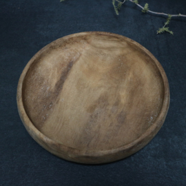 Houten bowl  m 'Nieuw' (Ø 19,5 cm)