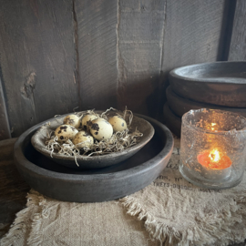 Aardewerken schaal  ( Dia 21,5 cm.)