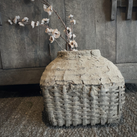 Authentieke Chinese leemmand w (33 cm hoog)