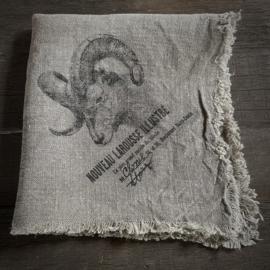 Shabby linnen  'Ram' (45x45 cm)