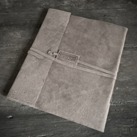 Hoffz notitieboek geruwd leer (Maat L)