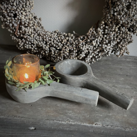 Houten lepel/ bowl L (L 24,5 cm)