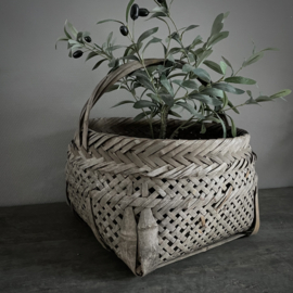 Authentieke Chinese pluk mand k (H 45 cm)