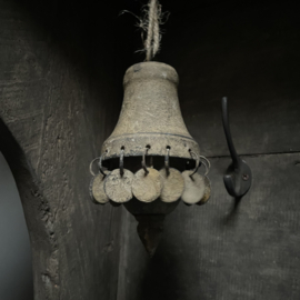 Metalen klos 'muntjes' (H 15 cm)