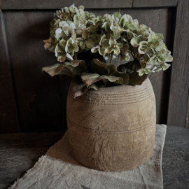 Oude Nepalese pot K (H 17 cm)