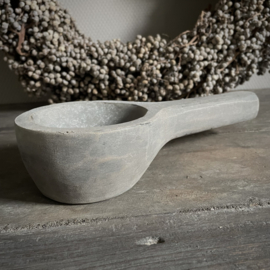 Houten lepel/ bowl L (L 24,5 cm)