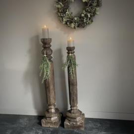 Oude Indische pilaar (H 100 cm.)
