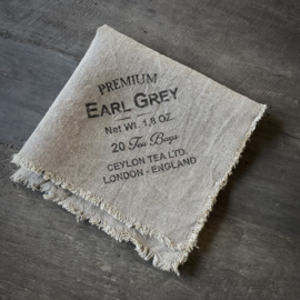 Shabby linnen  'Earl Grey' (45x45 cm)