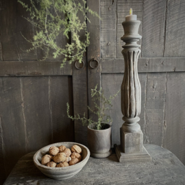 Massief houten kandelaar Luksa 'Jaya' ( 51 cm.)