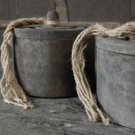 Houten pot 'Be-Uniq' (H 16 cm)