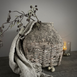 Authentieke Chinese vis leemmand x (40 cm hoog)