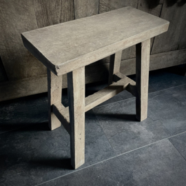 Houten kruk van driftwood (Br 46 cm)