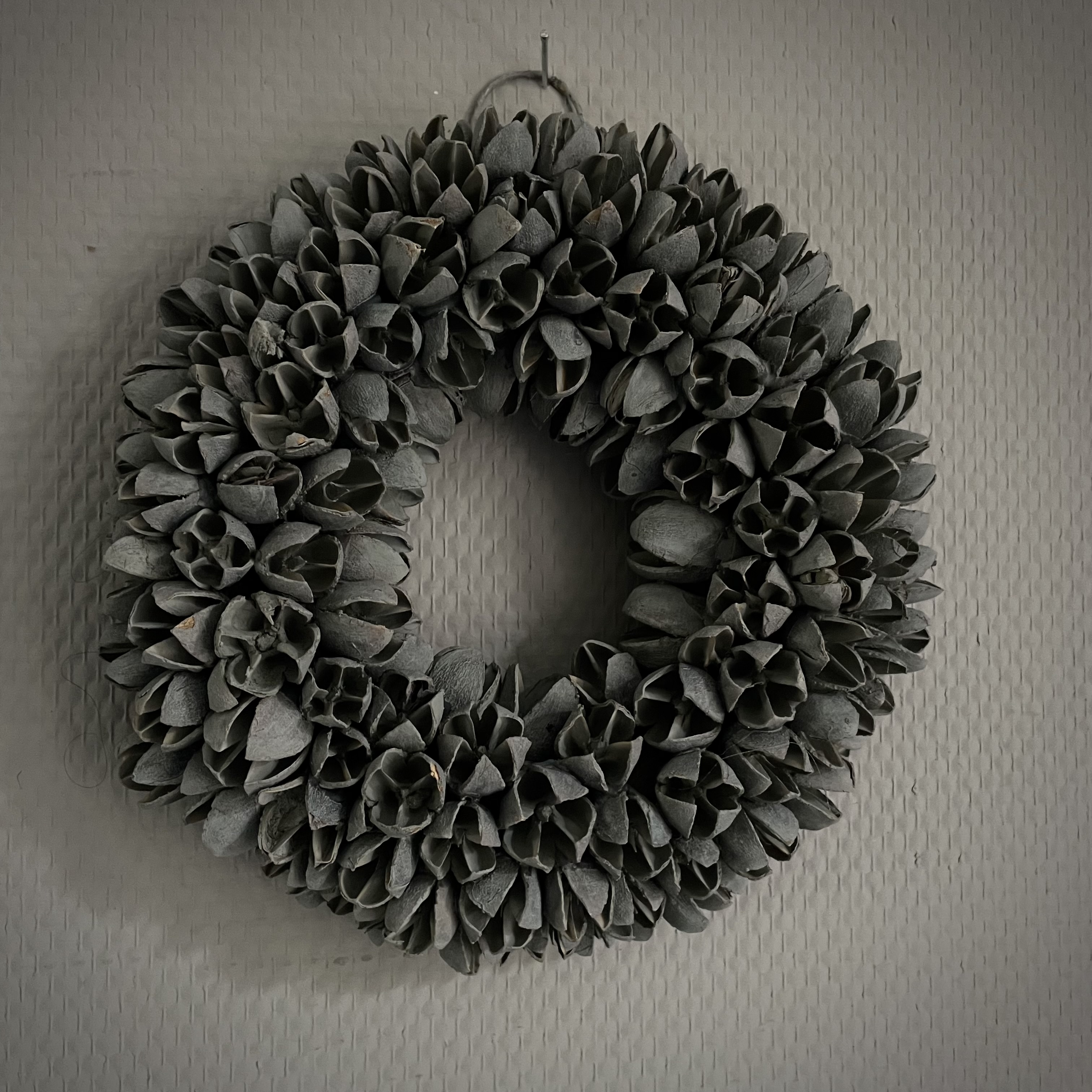 Krans Bakuli 'Grey wash'  (Ø 20 cm)