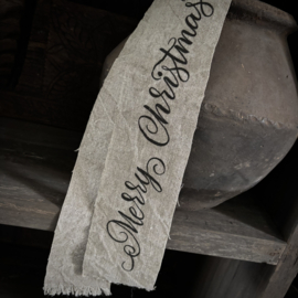Shabby lint 'Merry Christmas (L 95 cm.)