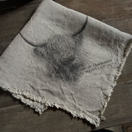 Shabby linnen  'Hooglander' (45x45 cm)