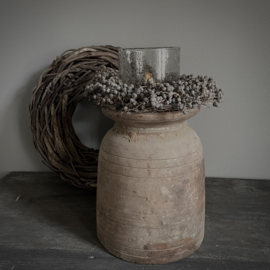 Oude Nepalese pot  NR130 (H 32 cm)