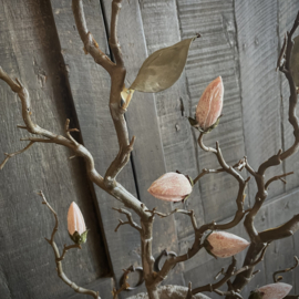Zijden magnolia tak  (100 cm)