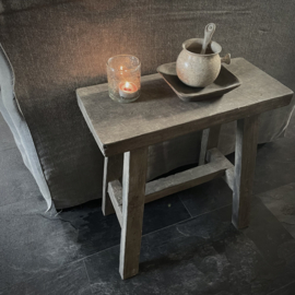 Houten kruk van driftwood (Br 46 cm)