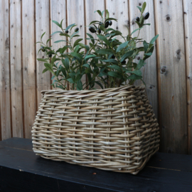 Rattan mand (Br 48 cm)