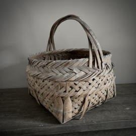 Authentieke Chinese pluk mand x (H 47 cm)