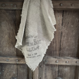 Shabby linnen  'Créme de Son' (45x45 cm)