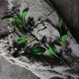 Blue berry 'kunst' tak ( L 76 cm)