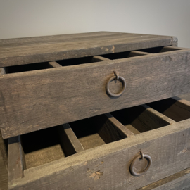 Ladebak/ console 'driftwood' (br. 35,5 cm.)