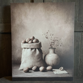 Canvas 'stilleven' (H 50 cm)