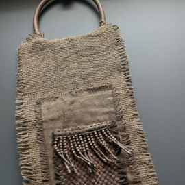 Kalkdoek hanger 'bruin' (L 110 cm)