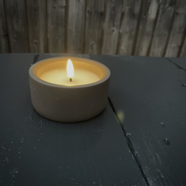 Outdoor LED kaars in pot 'M' ( Dia 10 cm)