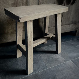 Houten kruk van driftwood (Br 46 cm)
