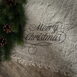 Shabby linnen  "Merry Christmas" (30x45 cm)