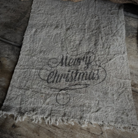 Shabby linnen  "Merry Christmas" (30x45 cm)