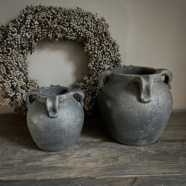 Aardewerken pot  (H 19,5 cm.)