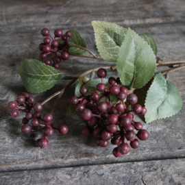 Burgundy bordeaux berry 'kunst' tak ( L 55 cm)