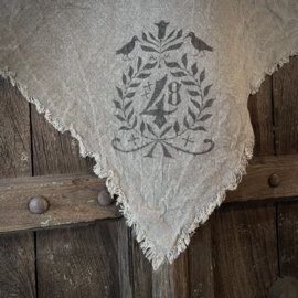 Shabby linnen  '48' (45x45 cm)
