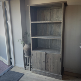 Open vakkenkast 'Driftwood' (200 cm hoog)