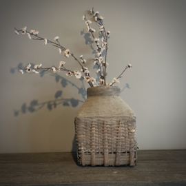 Authentieke Chinese leemmand k (42 cm hoog)