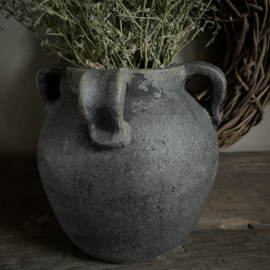 Aardewerken pot  (H 19,5 cm.)