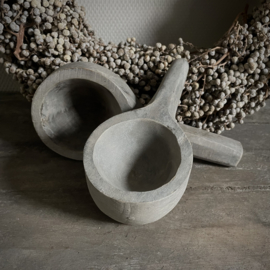 Houten lepel/ bowl M (L 20,5 cm)