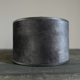 Lampenkap Antraciet 'velvet' (Ø 20 cm.)