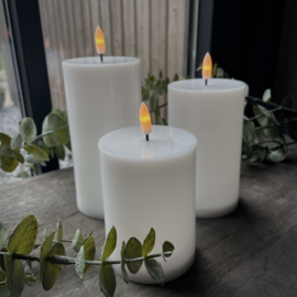 Set van 3 outdoor LED kaarsen 'Wit'
