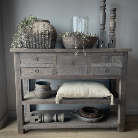 Sidetable 'Driftwood' 5 lades (120 cm breed)