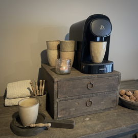 Ladebak/ console 'driftwood' (br. 35,5 cm.)