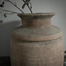 Authentieke houten Naga pot (H 46 cm)